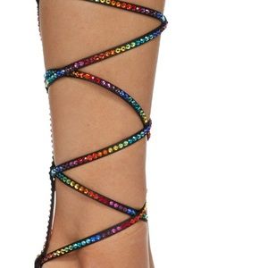 Amina Muaddi AWGE x Amina Muaddi 'LSD Gladi' Sandals